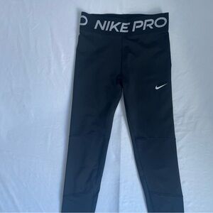Nike Pro Kids Black Leggings